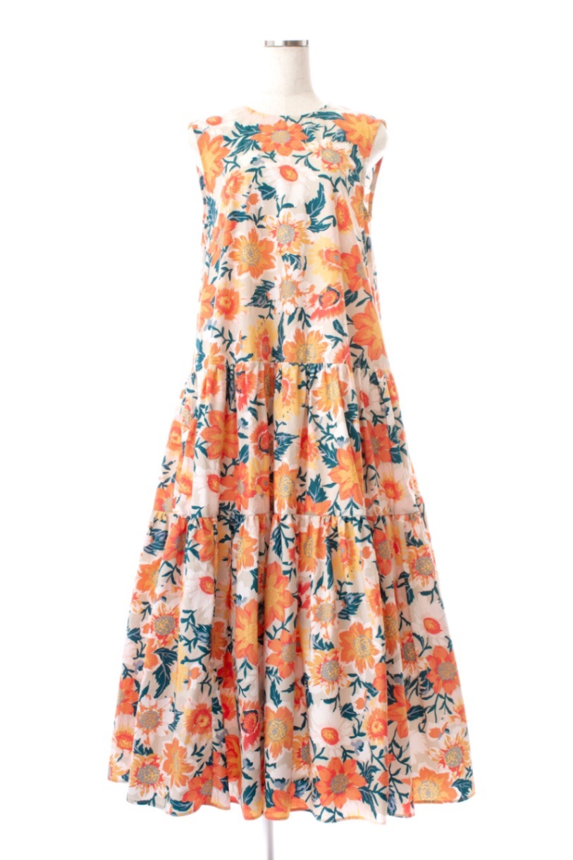 オレンジバックリボンワンピース | DRESS | OBLI