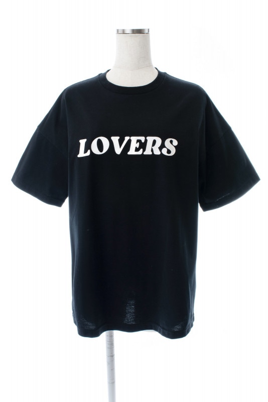 LOVERS Tシャツ/ブラック