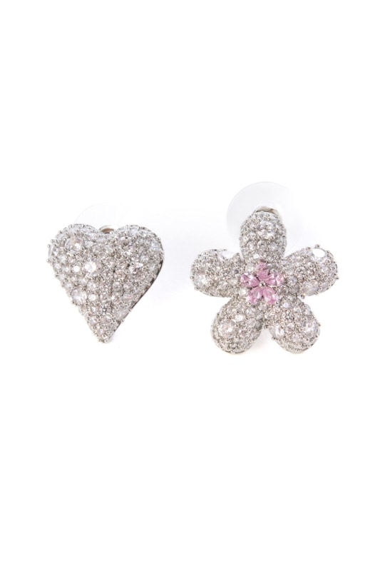 【The Hanyコラボ】 Flower&Heartピアス