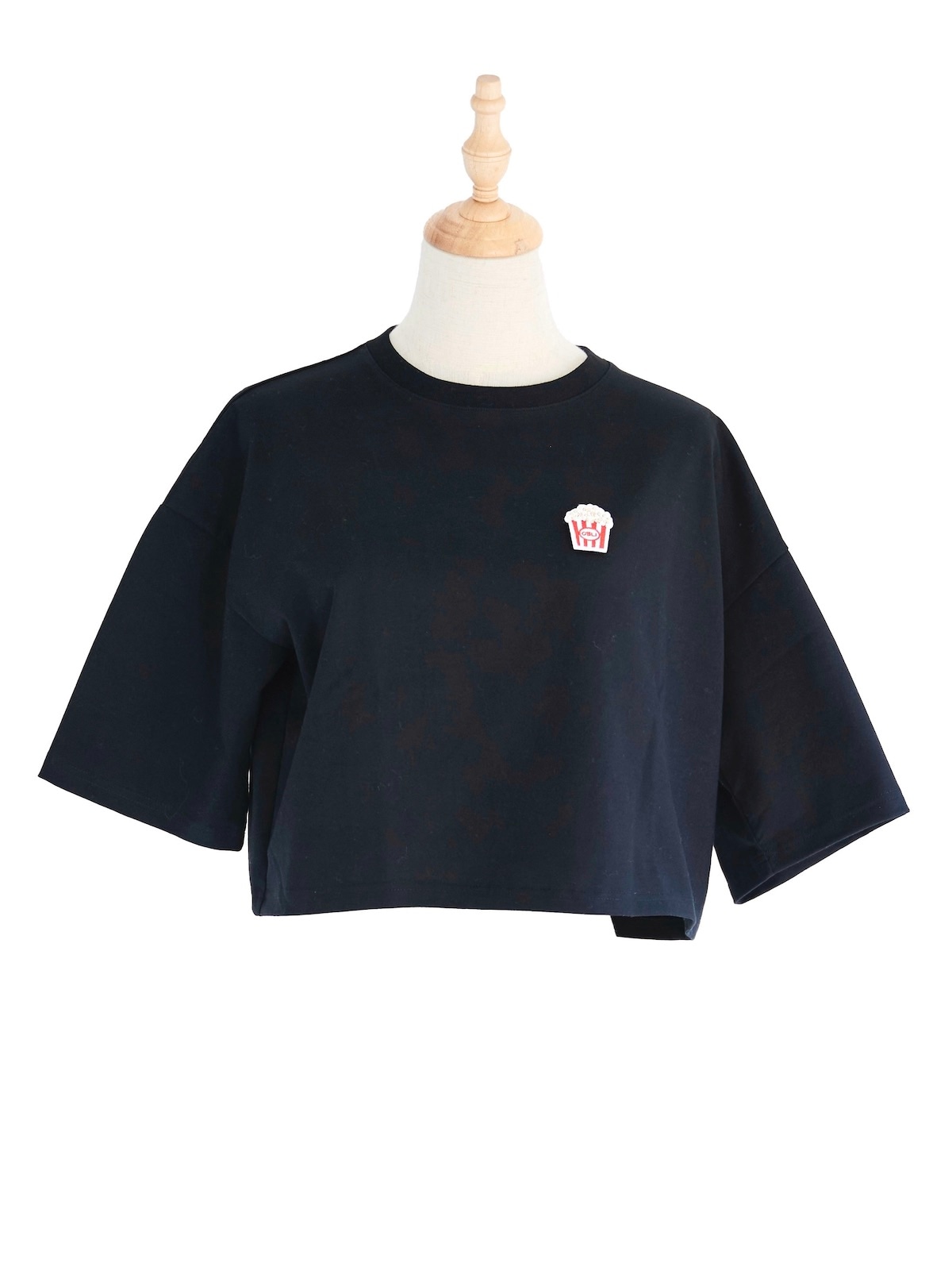 OBLI ポップコーンTシャツ　ブラック ポップコーンTシャツ/ブラック | ALL ITEM | OBLI