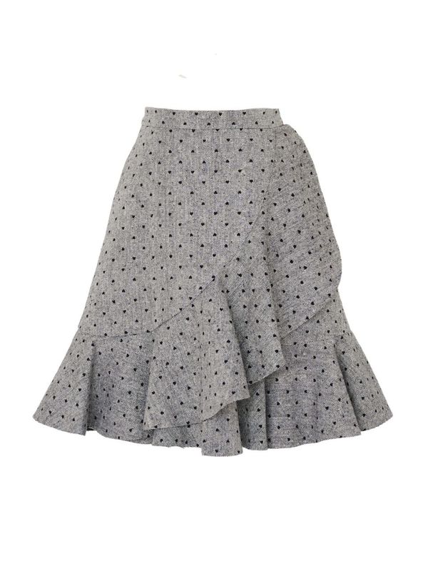 【着用2回】OBLI♡オブリ　フラワープリント♡プリーツロングスカート 着用2回】OBLI♡オブリ フラワープリント♡プリーツロングスカート