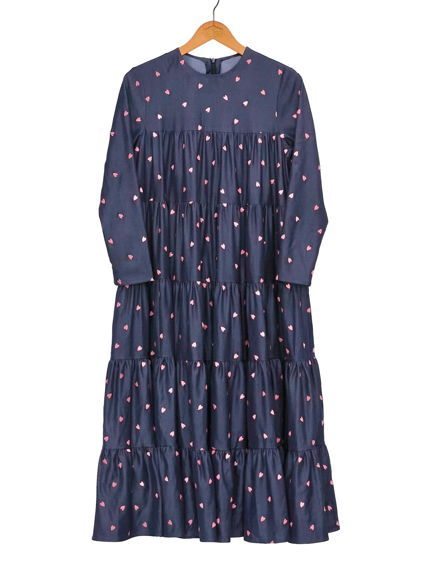 OBLIオブリデニムハートワンピース　1 デニムハートワンピース【残り1点】 | DRESS | OBLI