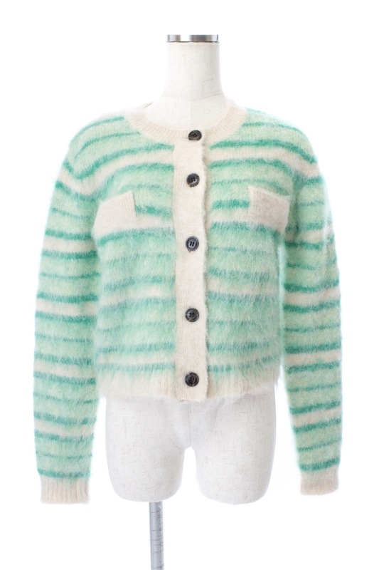 【SAMPLE SALE】ボーダーニットカーディガン【1月23日21:00開始】