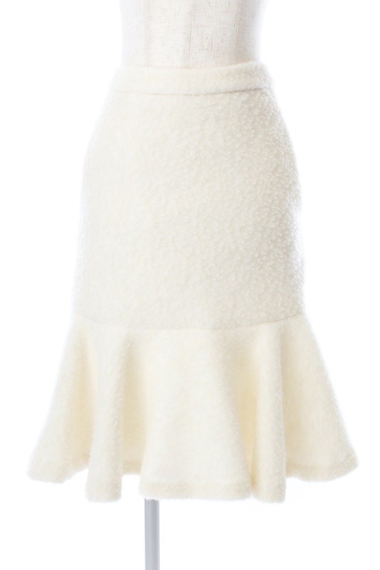 【SAMPLE SALE】ナッピングウールフレアスカート