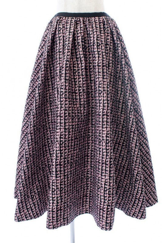 【SAMPLE SALE】obliM 米沢別注ピンク千鳥格子スカート【1月23日21:00開始】