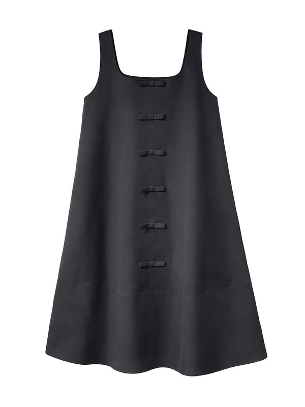 ブラックリボンミニドレス【残りわずか】