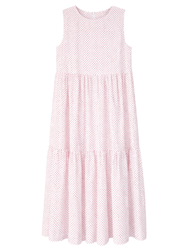 レッドドットチュールティアードワンピース【残り2点】 | DRESS | OBLI