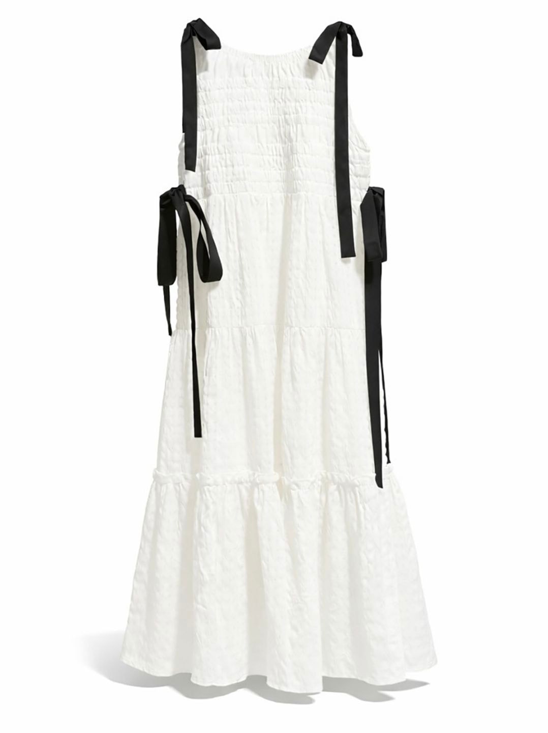 5月25日21:00発売開始】リボンチェックジャガードワンピース | DRESS