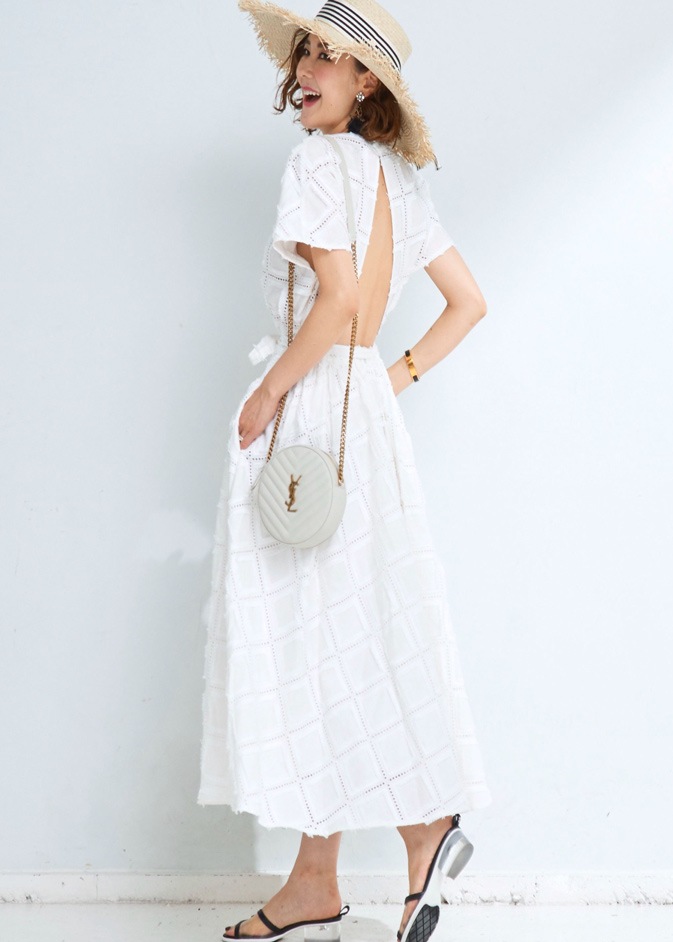 スクエアフリンジワンピース | DRESS | OBLI 