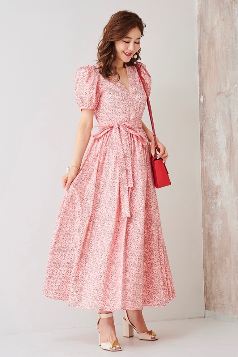 SAMPLE SALE】ハートラップワンピース(1サイズのみ) | SAMPLE SALE | OBLI