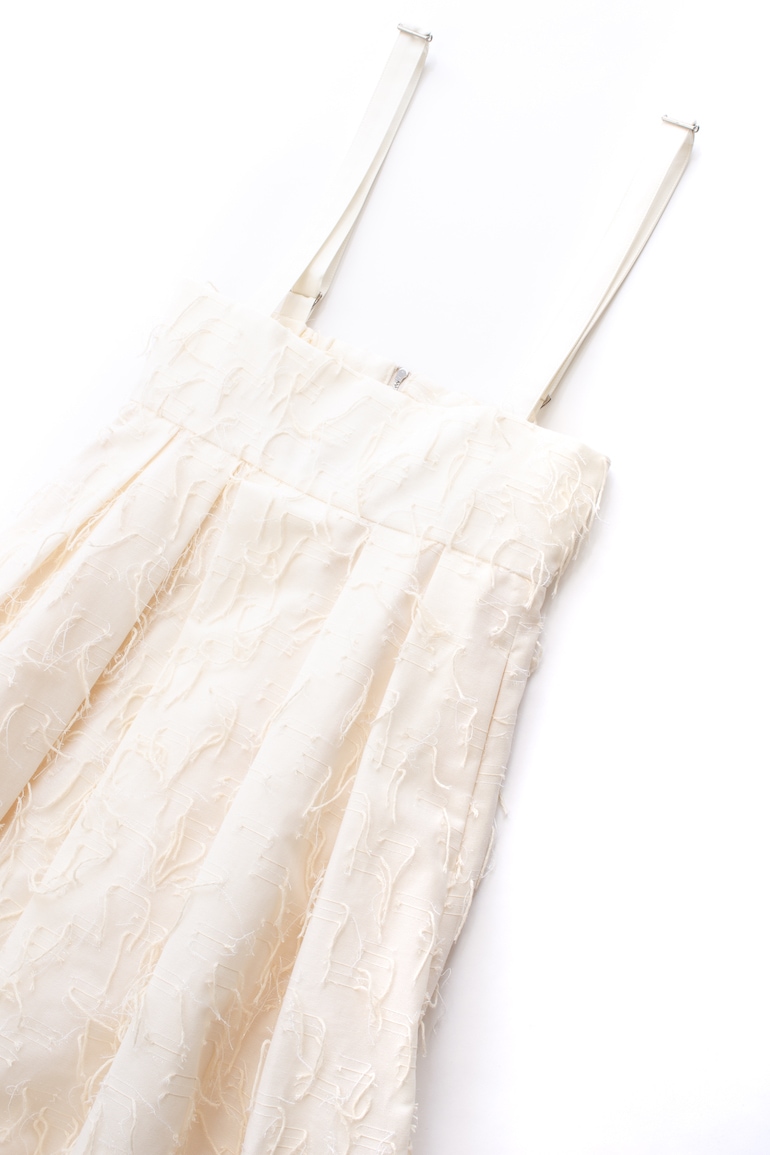 【obliM】米沢別注フリンジジャンパースカート