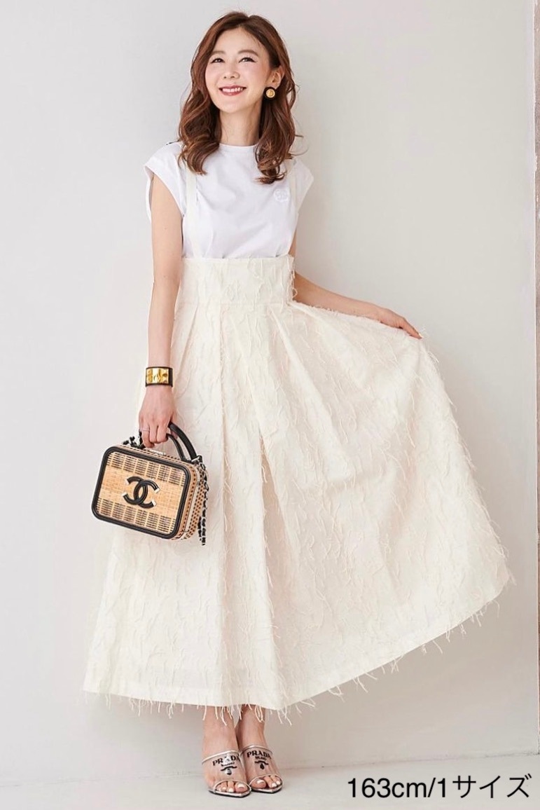 【obliM】米沢別注フリンジジャンパースカート