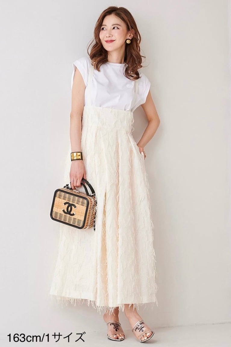 【obliM】米沢別注フリンジジャンパースカート