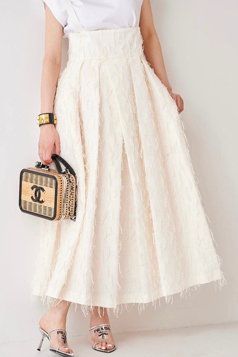 【obliM】米沢別注フリンジジャンパースカート