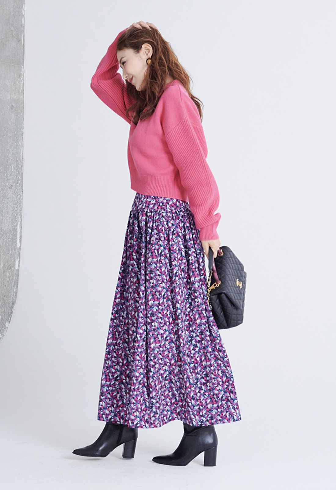 極美品✨定価96,800円 ドゥロワー 23SS フラワープリントタフタスカート 極美品✨定価96,800円 ドゥロワー 23SS フラワープリントタフタ