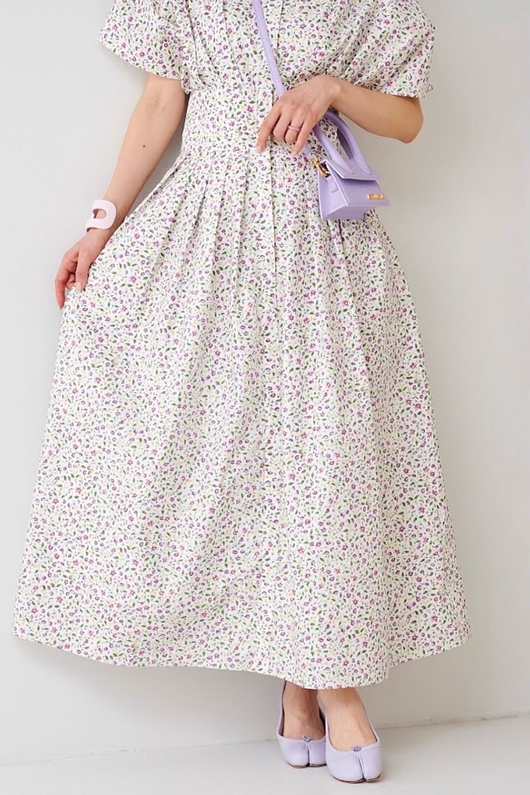 フラワーシャツワンピース | DRESS | OBLI