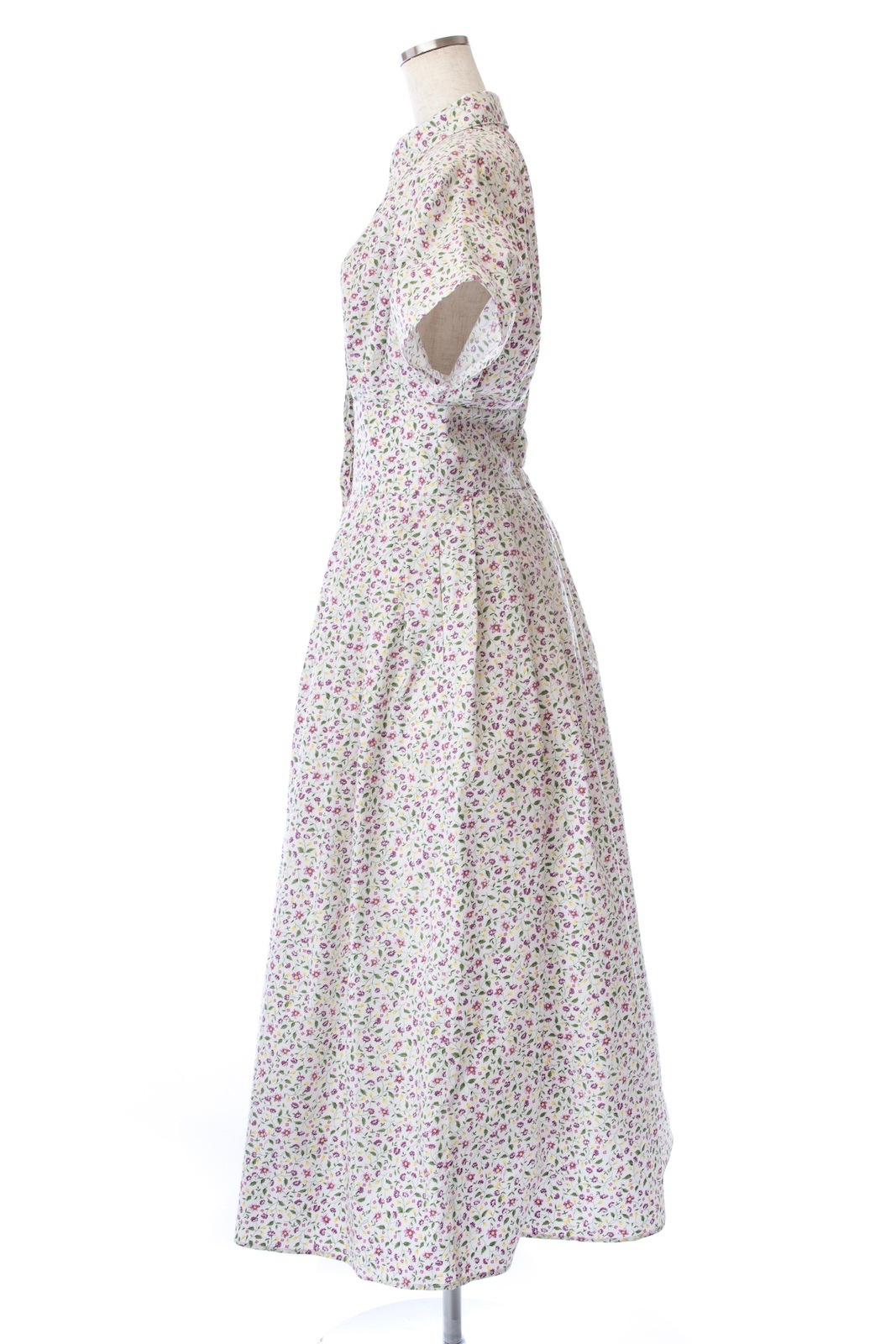 フラワーシャツワンピース