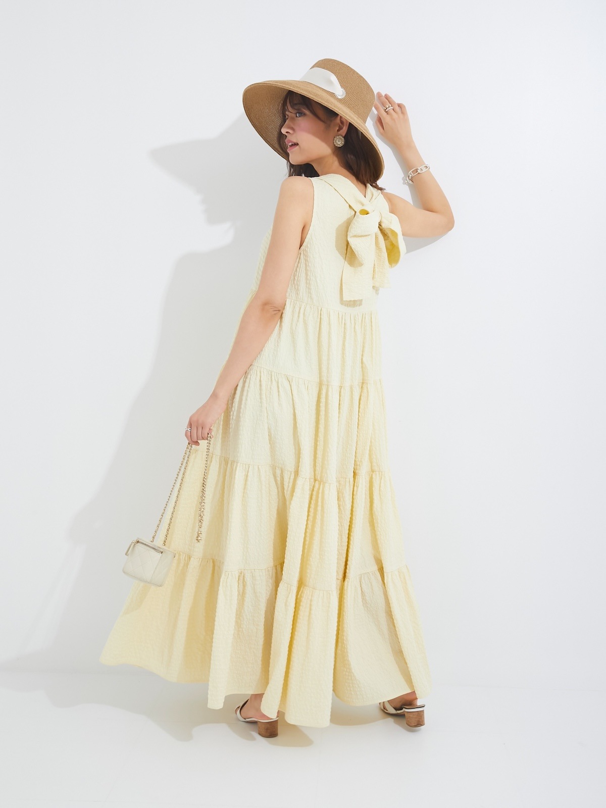 イエローサッカーワンピース | DRESS | OBLI