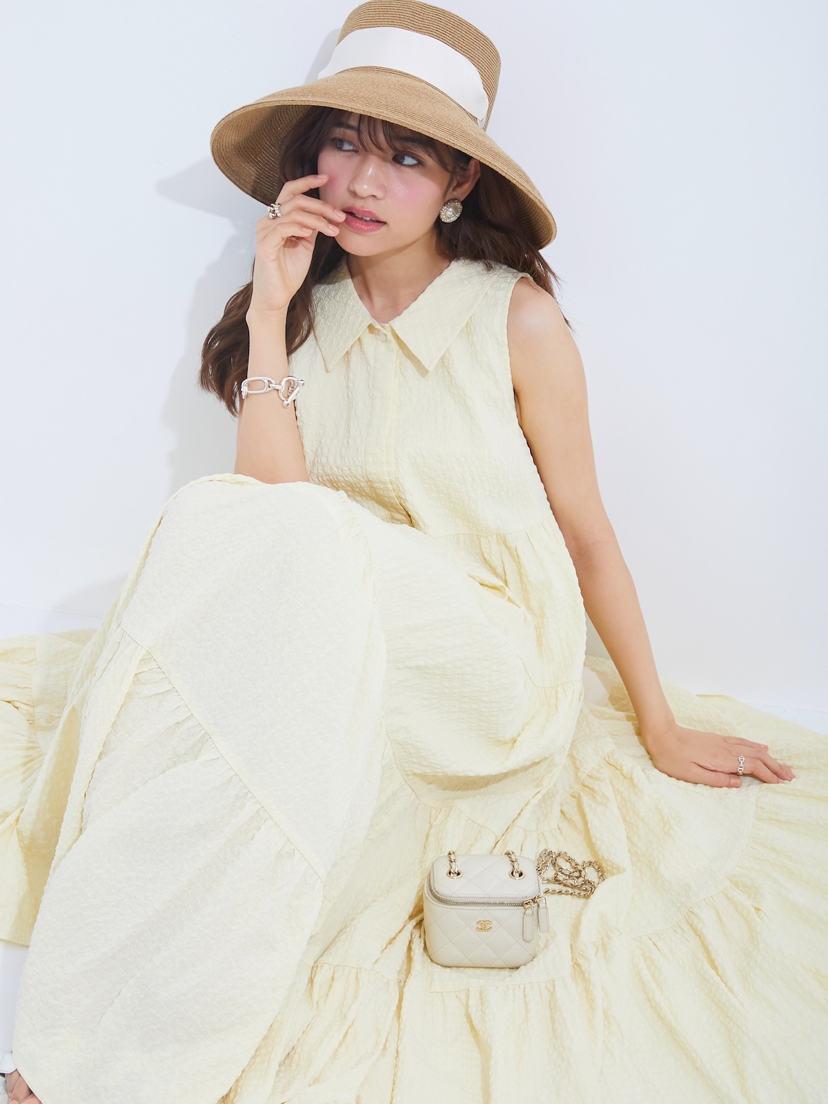 イエローサッカーワンピース | DRESS | OBLI