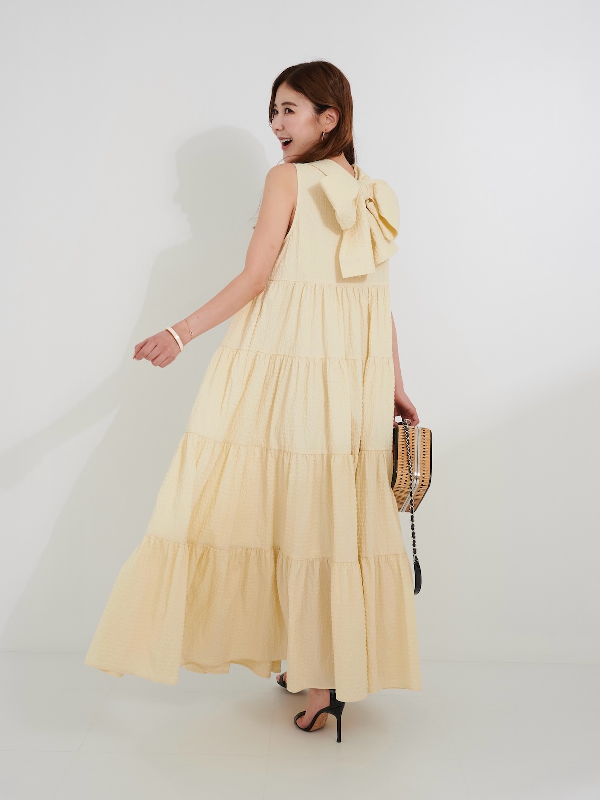イエローサッカーワンピース | DRESS | OBLI