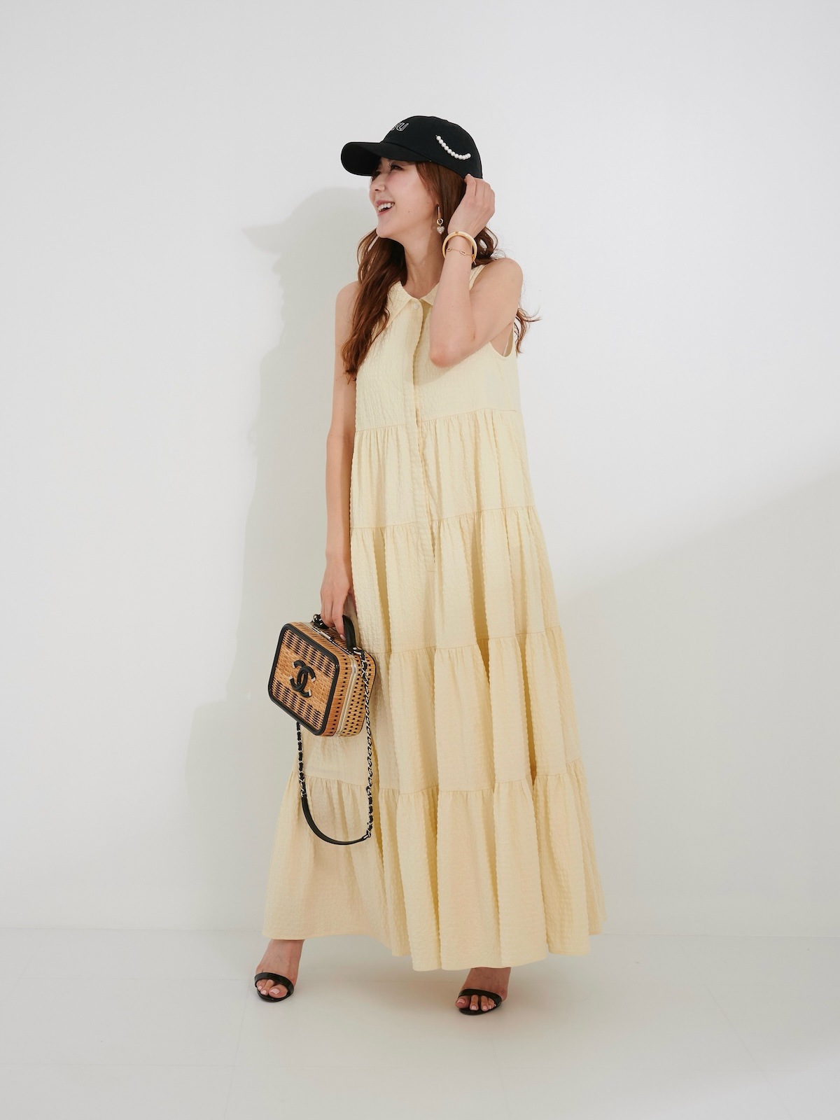 イエローサッカーワンピース | DRESS | OBLI