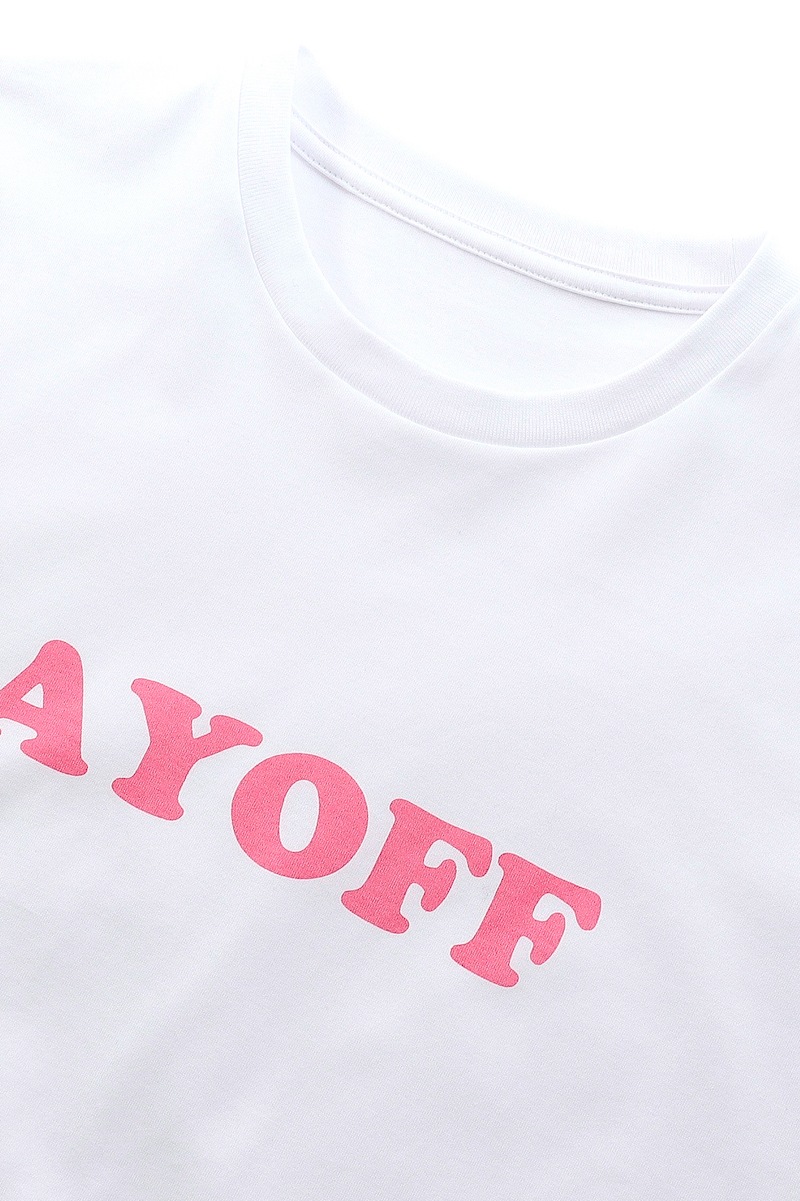 Dayoff Tシャツ/ピンク | TOPS | OBLI