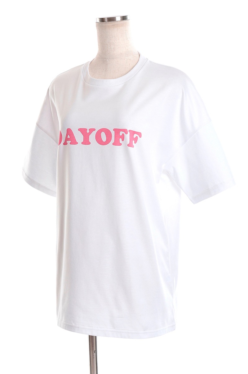 Dayoff Tシャツ/ピンク | TOPS | OBLI