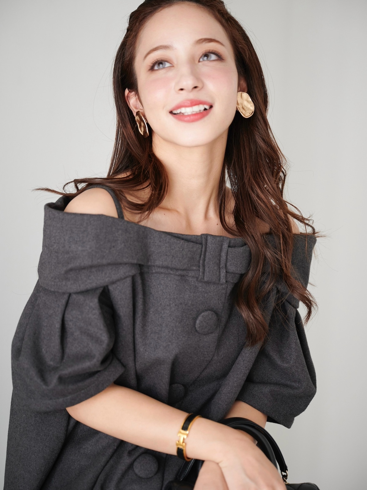 Obli リボンオフショルダートップス リボンオフショルダートップス | TOPS | OBLI