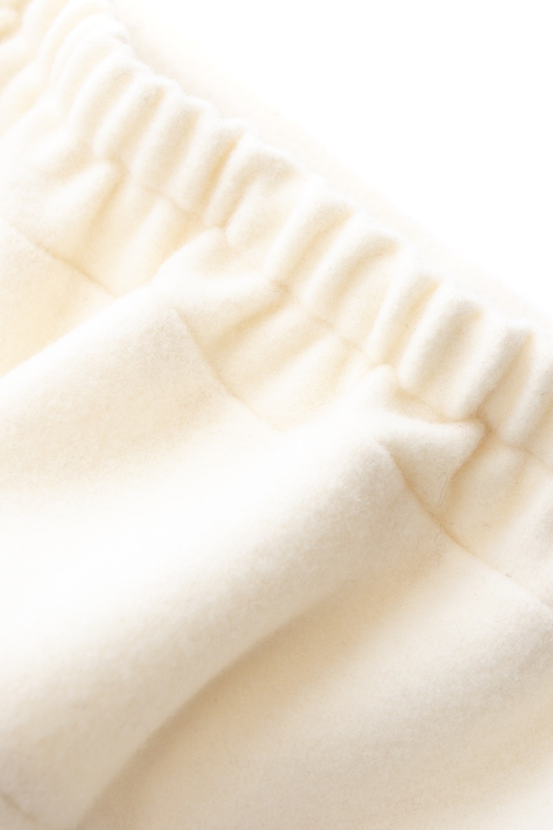 ウールホワイトミニスカート【残り1点】