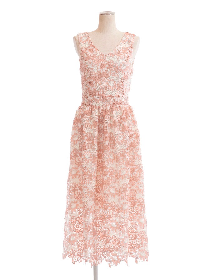 レースワンピース/ピンク | DRESS | OBLI