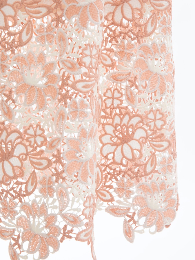 レースワンピース/ピンク | DRESS | OBLI