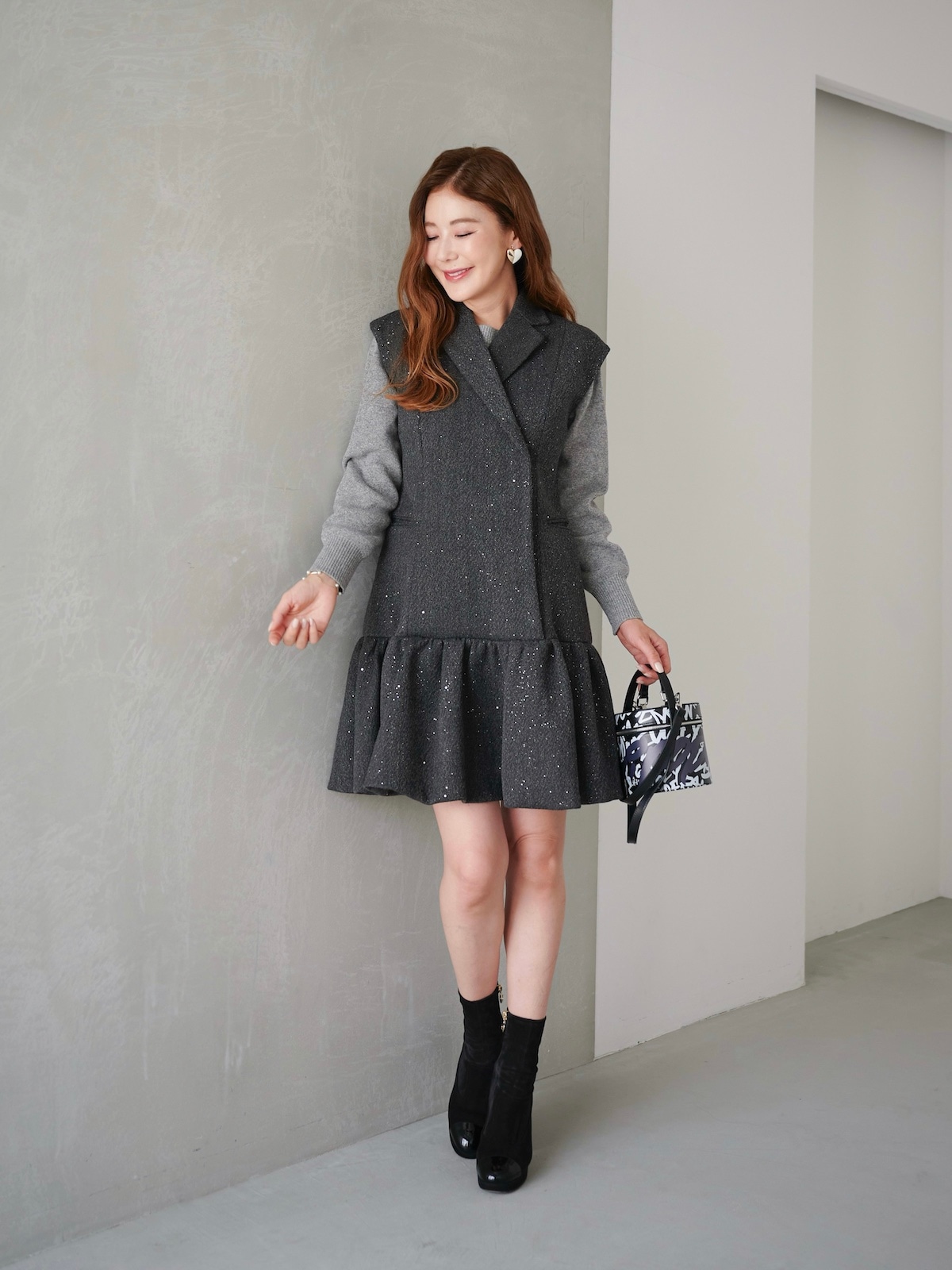 obli ラメジャケットドレス ラメジャケットドレス【残りわずか】 | DRESS | OBLI