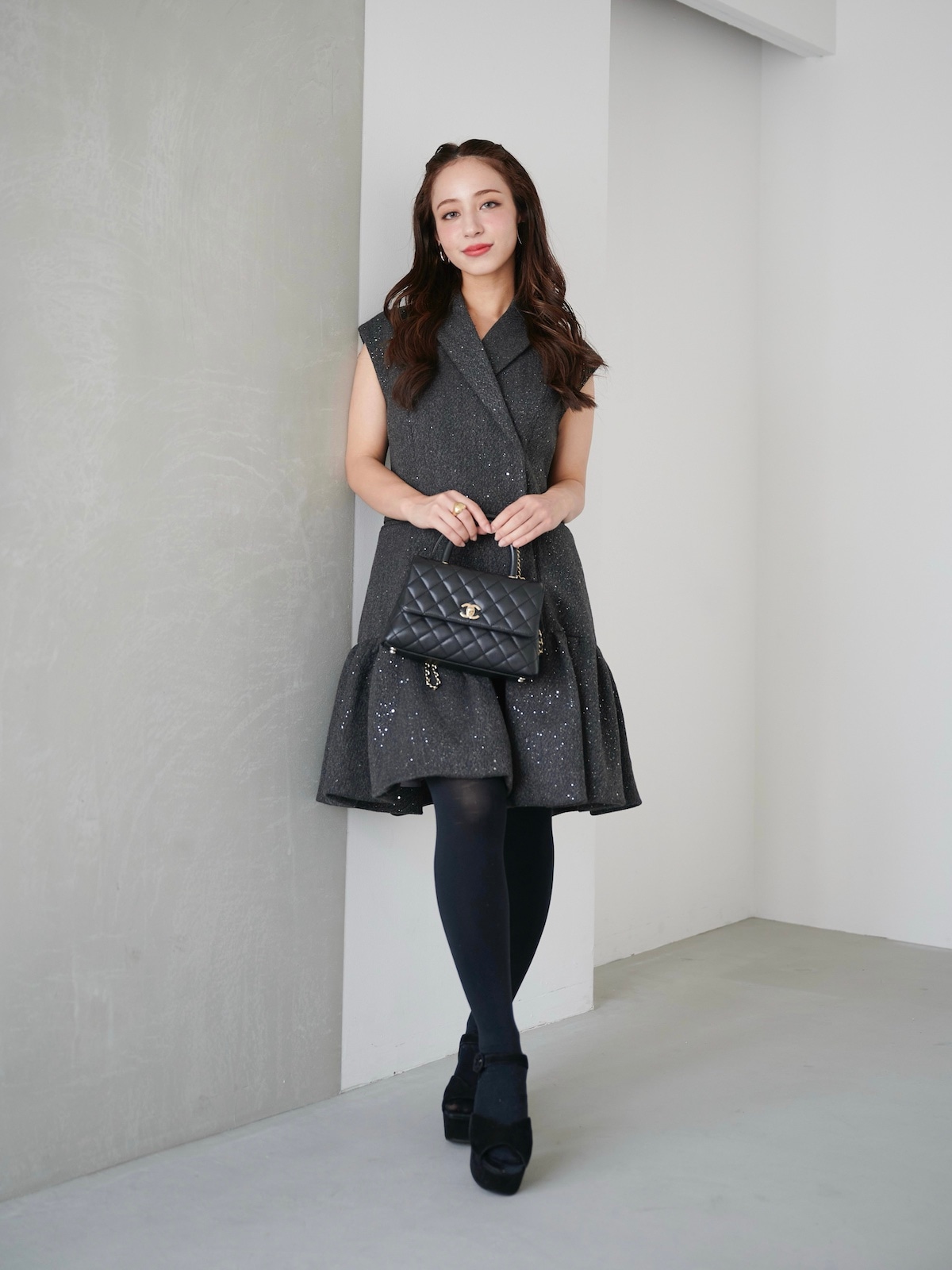 ラメジャケットドレス【9/26(金)21:00発売】 | DRESS | OBLI