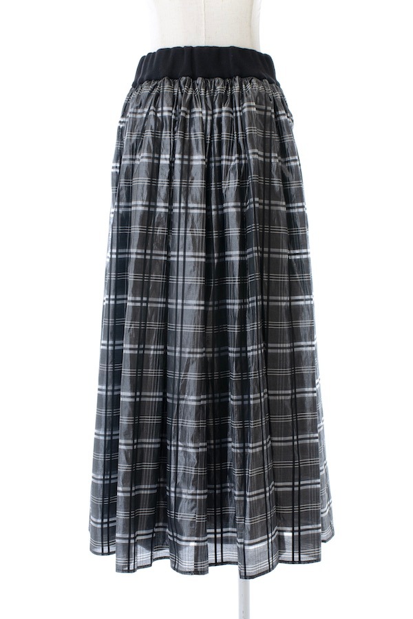 リブチェックスカート | ALL ITEM | OBLI 