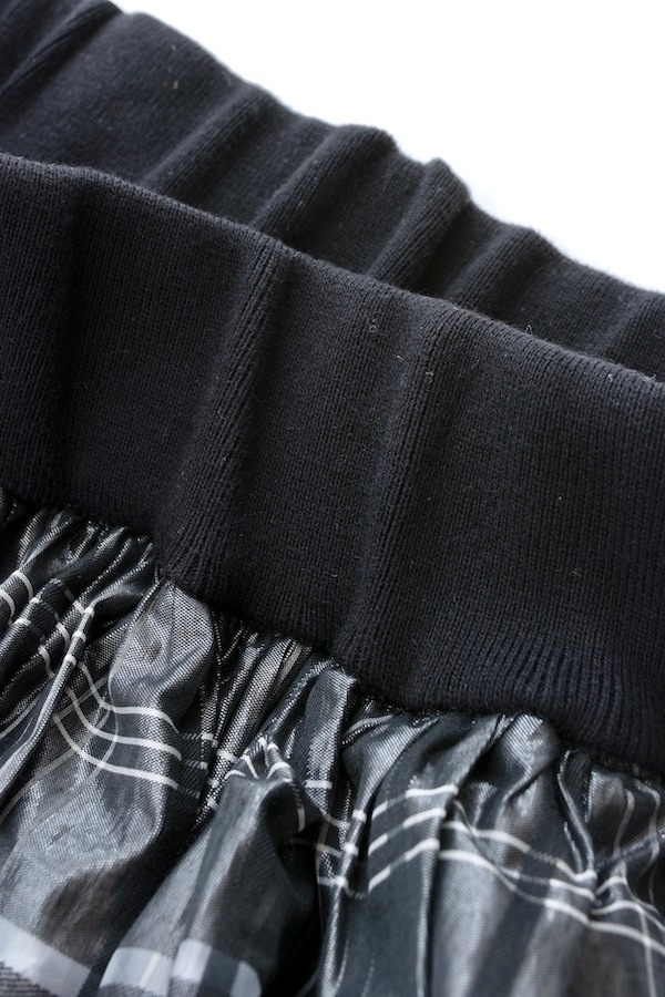 リブチェックスカート | ALL ITEM | OBLI 