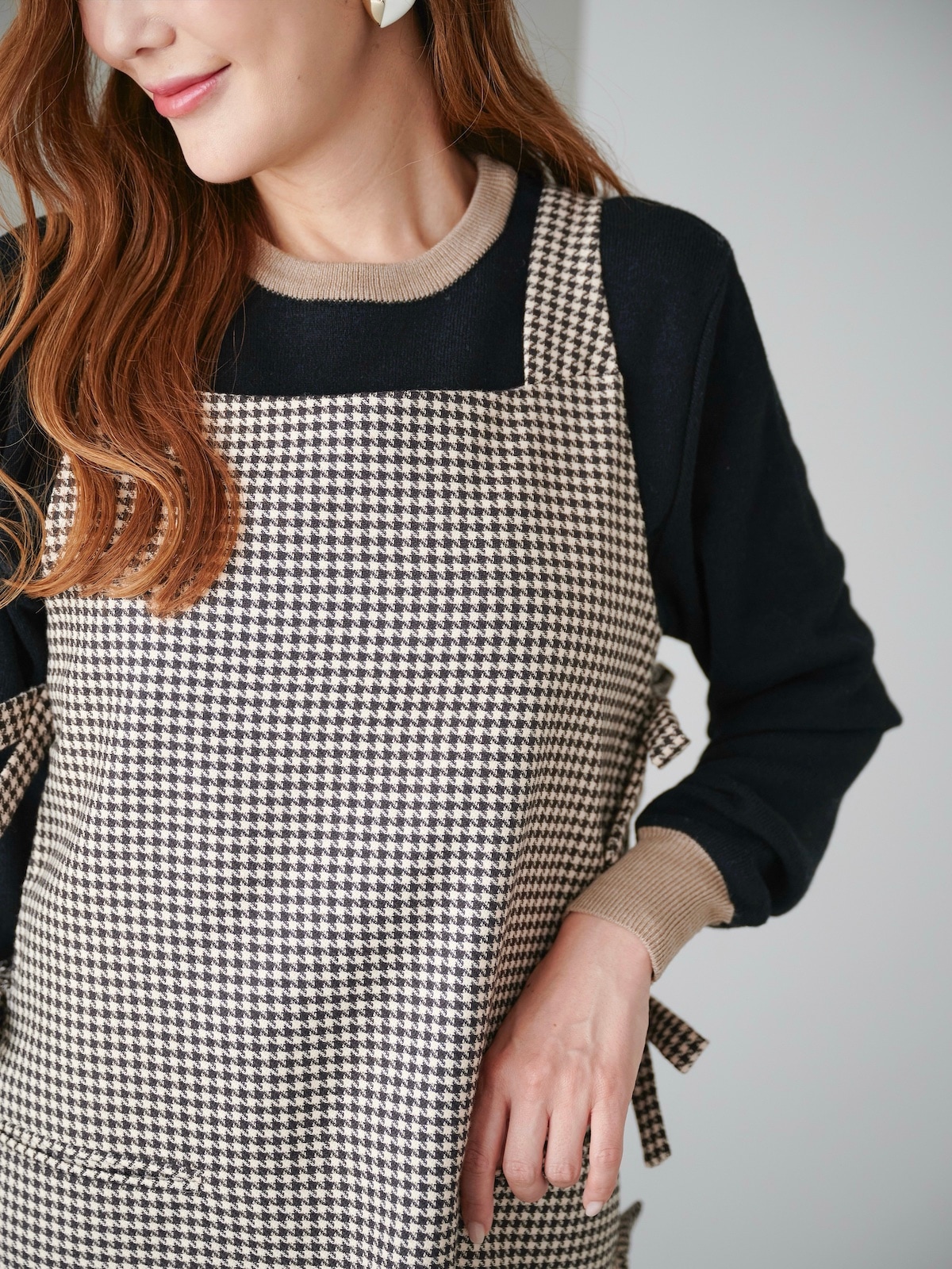 obli ブラウンリボンジャンパーワンピース ブラウンリボンジャンパーワンピース【10月10日(金)21:00発売