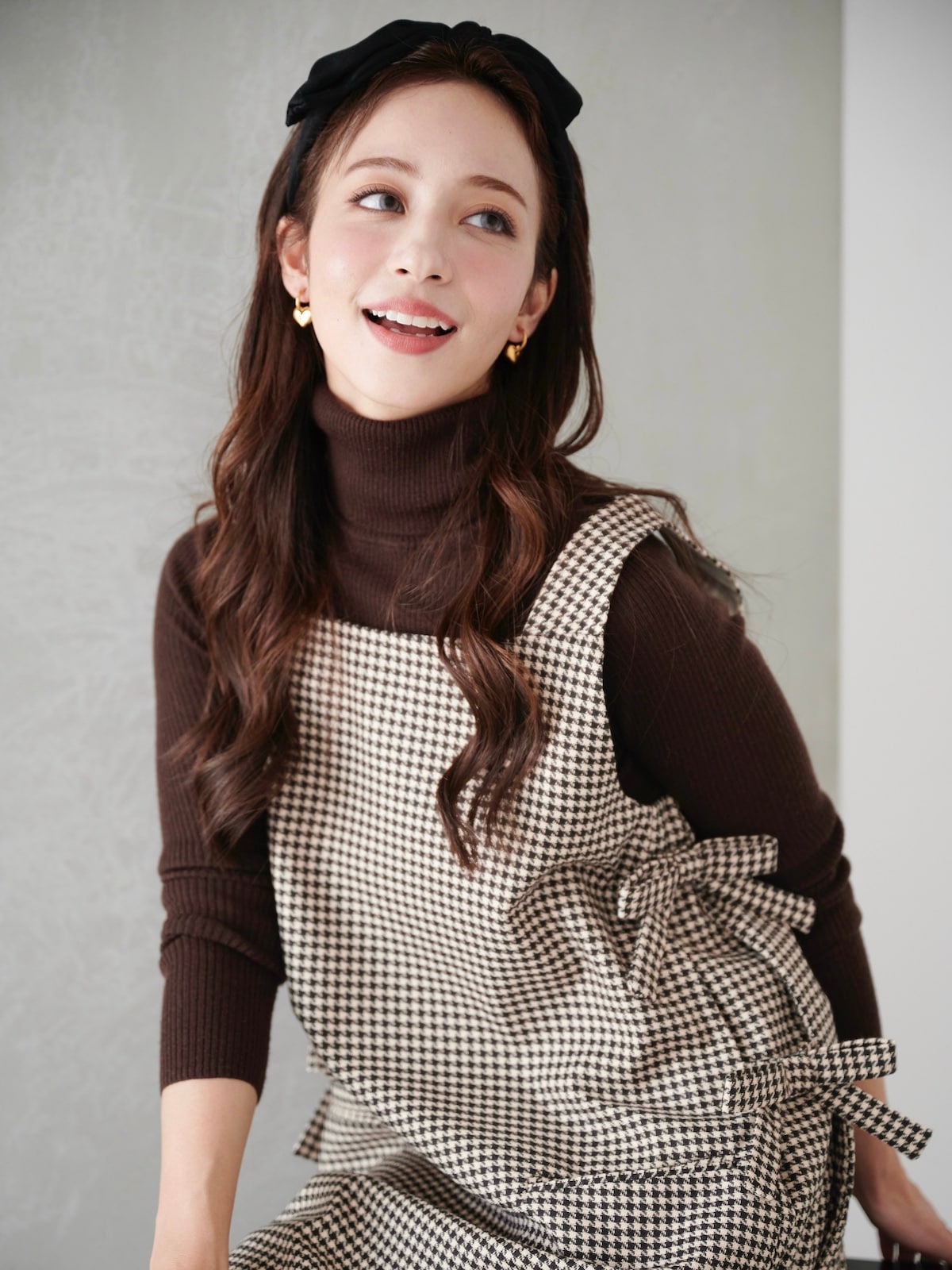 ブラウンリボンジャンパーワンピース【残りわずか】 | ALL ITEM