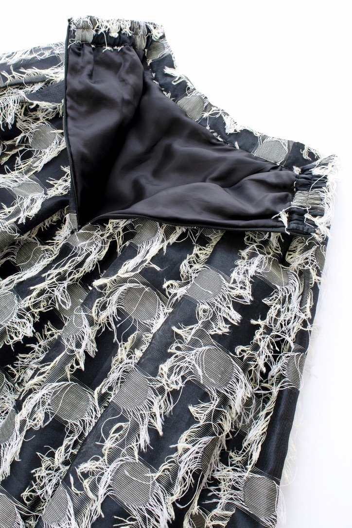 OBLI 米沢別注イエローフリンジスカート1 obliM】米沢別注イエローフリンジスカート | obliM | OBLI