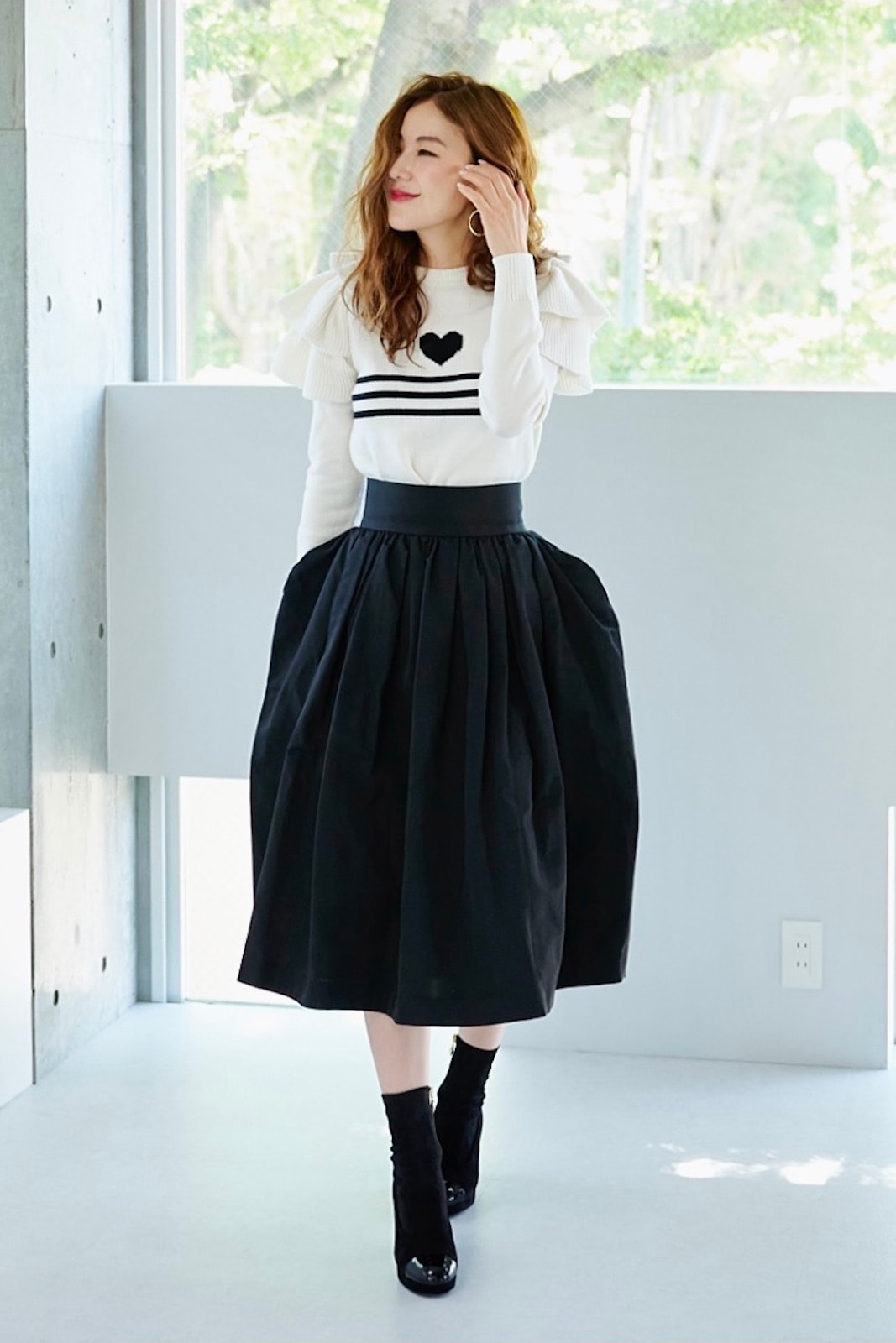 新品【OBLI】オブリ　チューリップスカート 1size　ブラック チューリップスカート/ブラック【残り2点】 | BOTTOMS | OBLI