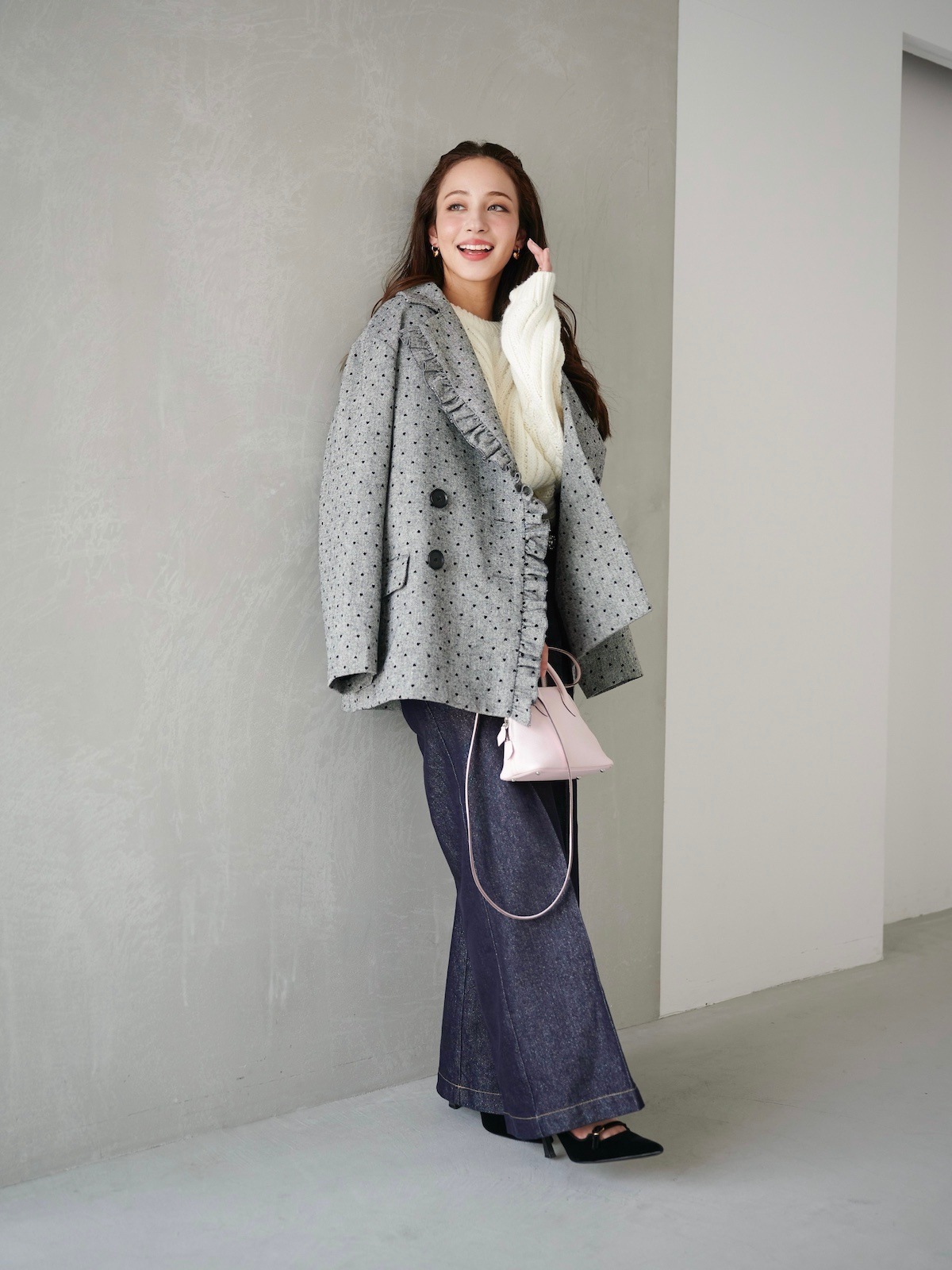 ハートフリルジャケット【10月10日(金)21:00発売】 | TOPS | OBLI