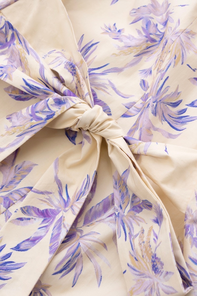 リーフリボンワンピース/ピンク【残り1点】