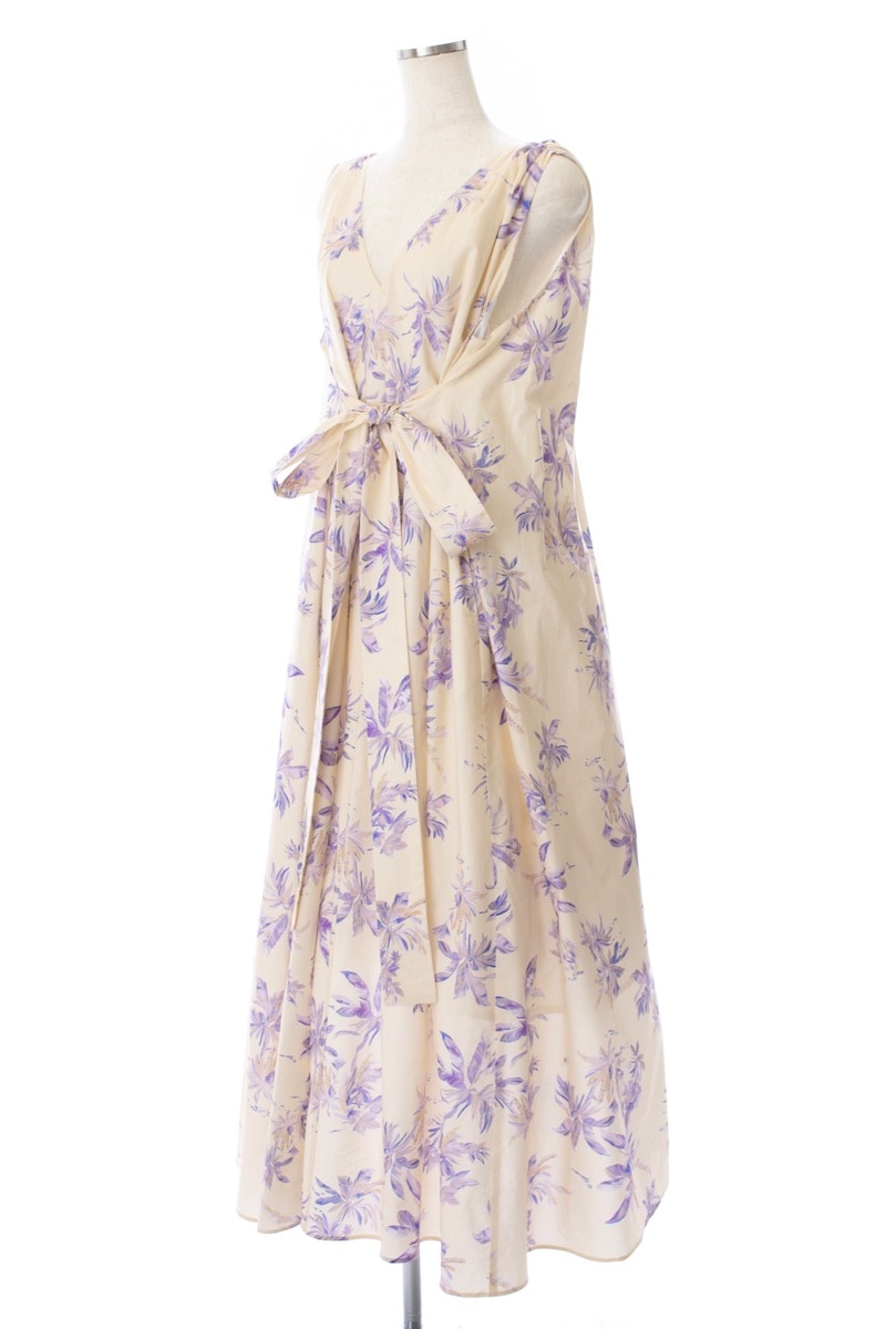 リーフリボンワンピース/ピンク【残り1点】