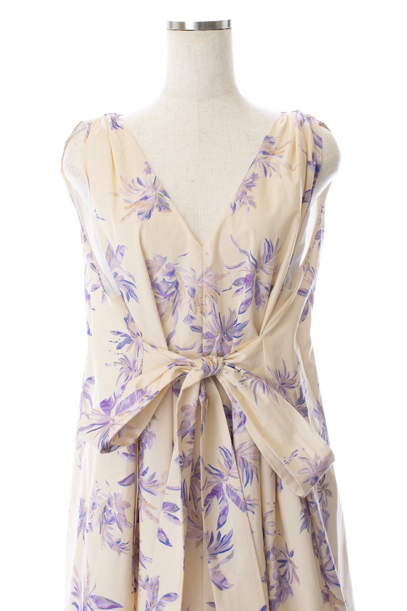 リーフリボンワンピース/ピンク【残り1点】