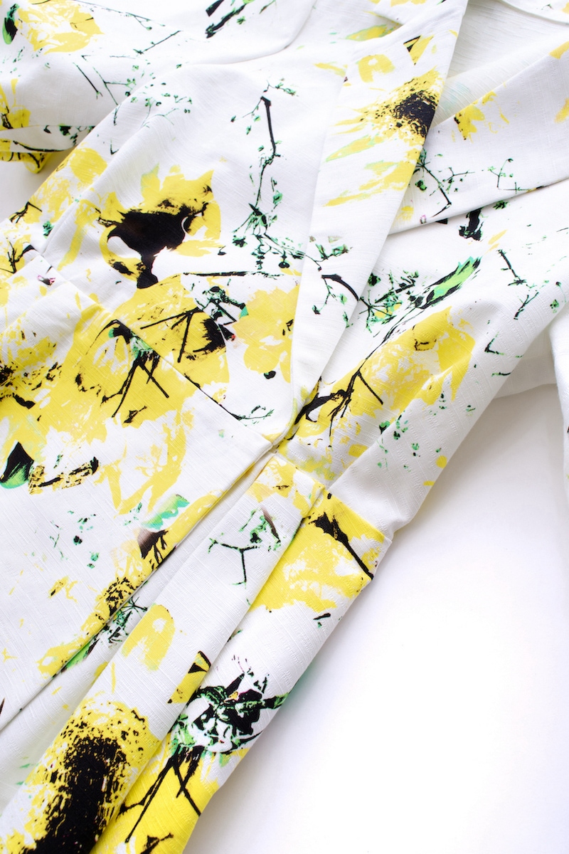 ジャケットワンピース/イエロー | DRESS | OBLI