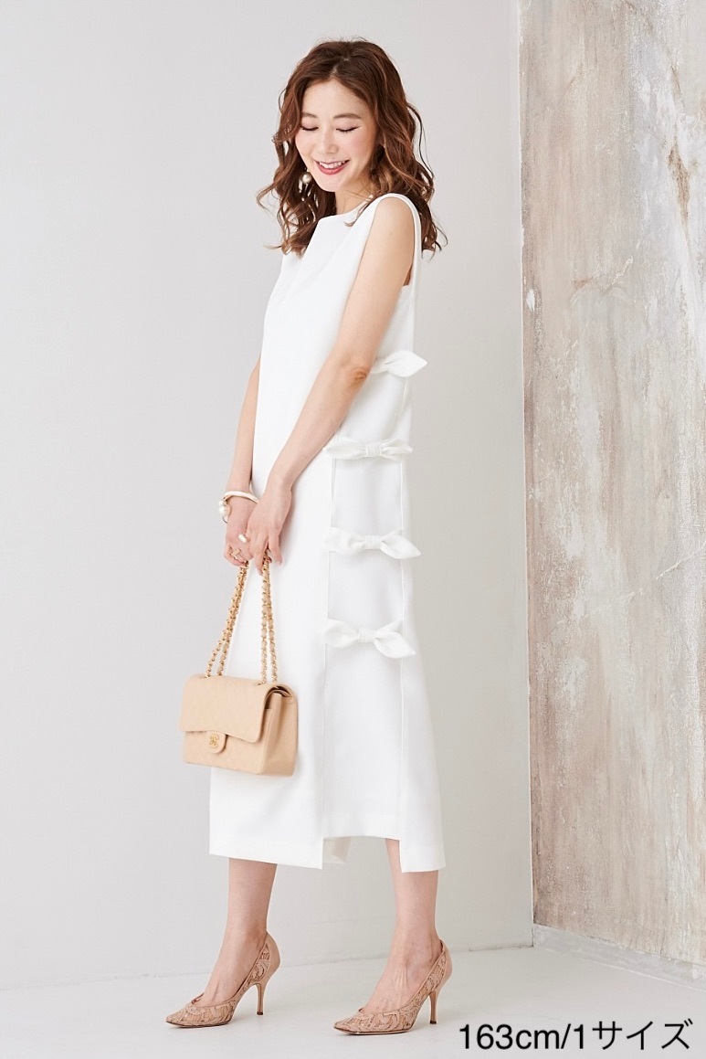 【美品】オブリ　OBLI リボンワンピース リボンワンピース | DRESS | OBLI