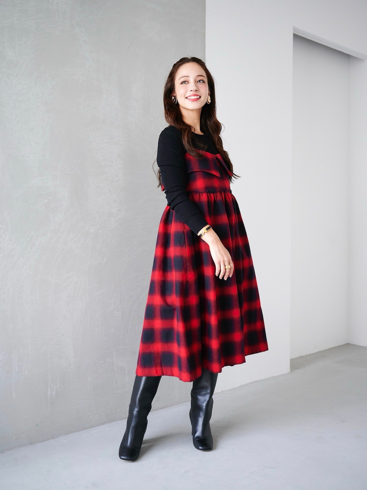 オブリ-OBLI-チェックセットアップ ♡試着のみ♡ obli チェックセットアップ ジャケット オブリ