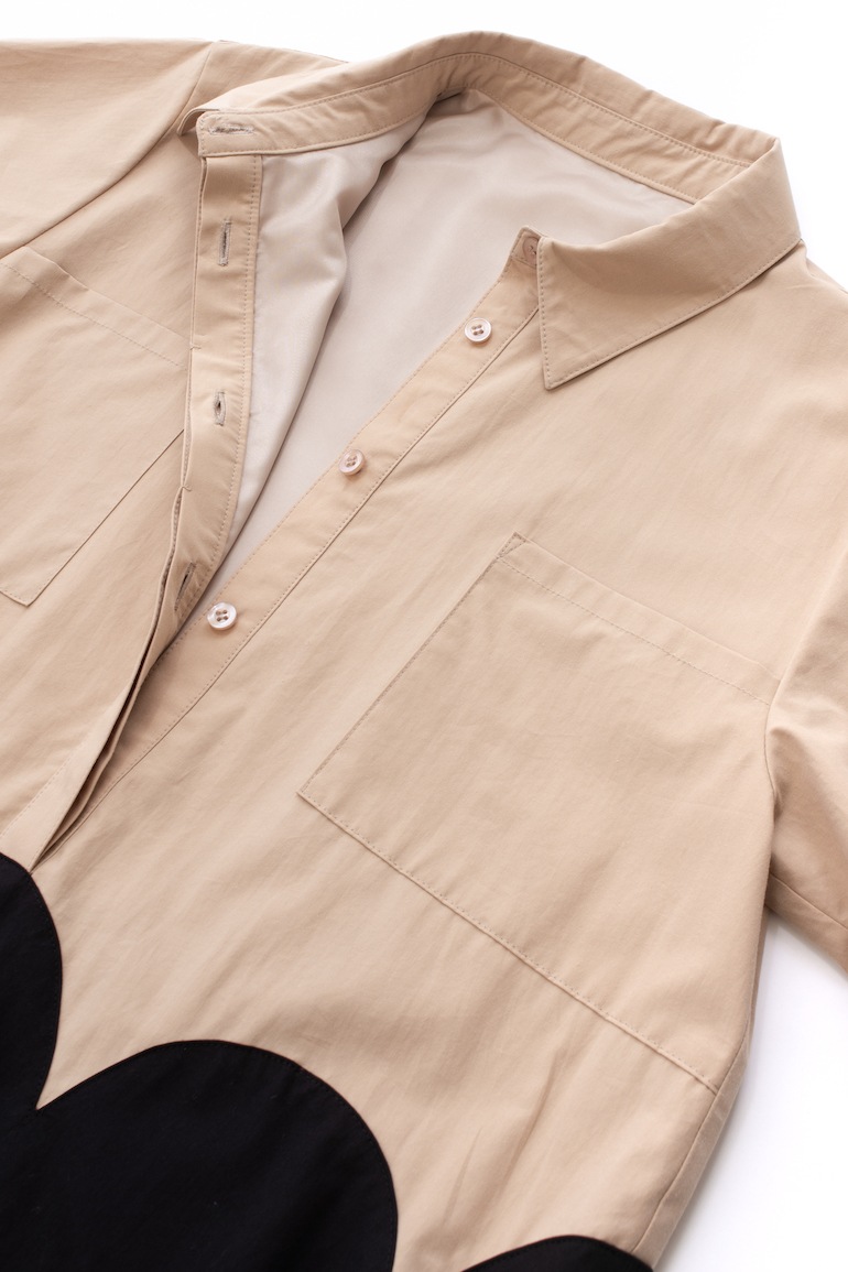 スカラップバイカラーワンピース | ALL ITEM | OBLI