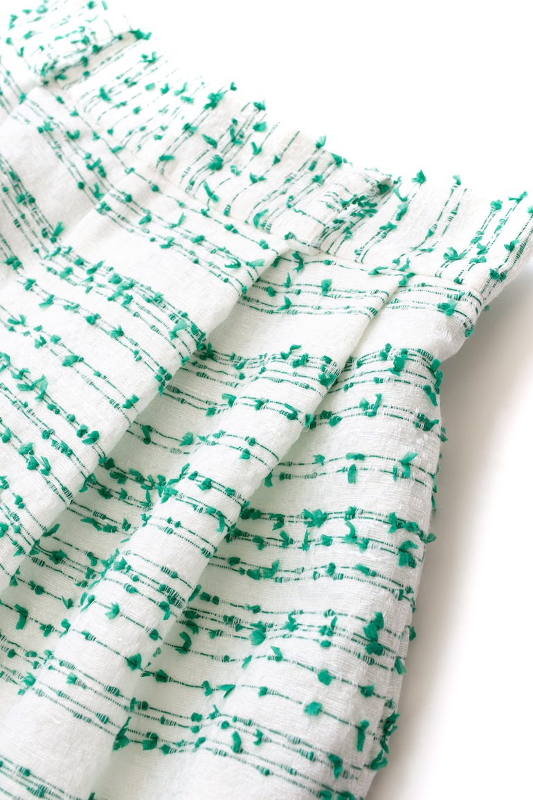 【obliM】米沢別注ツイードショートパンツ/グリーン