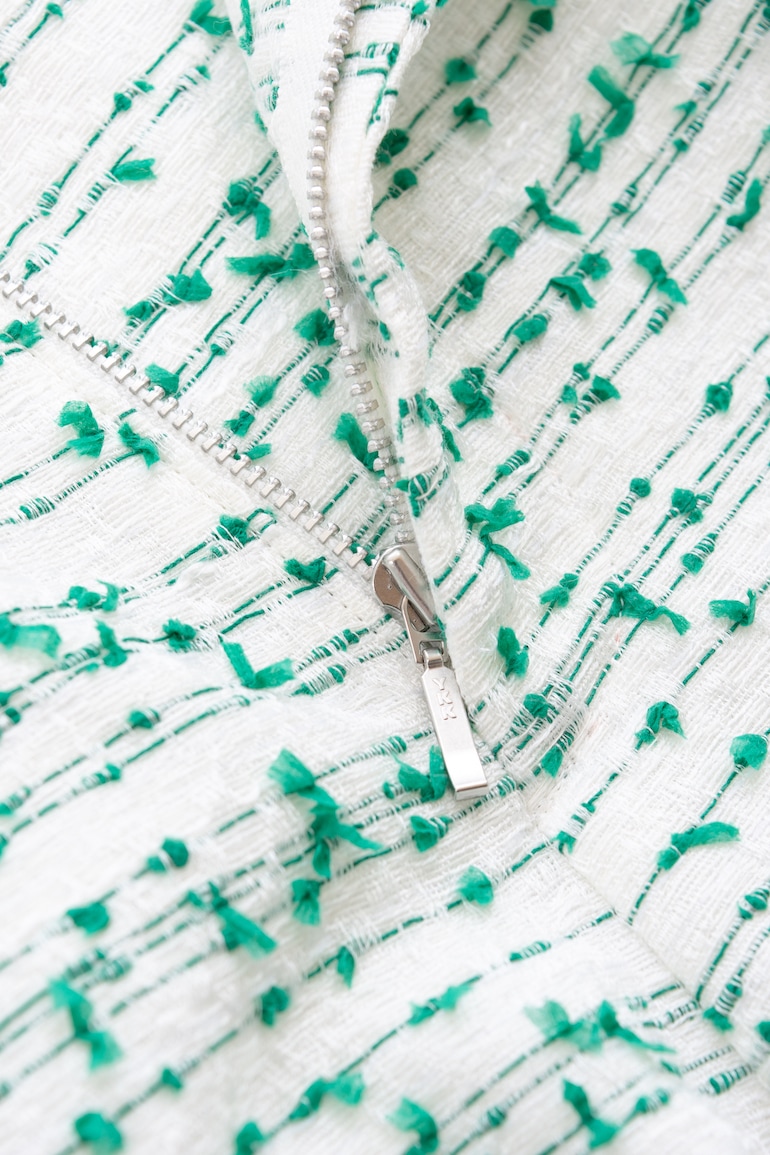 【obliM】米沢別注ツイードショートパンツ/グリーン