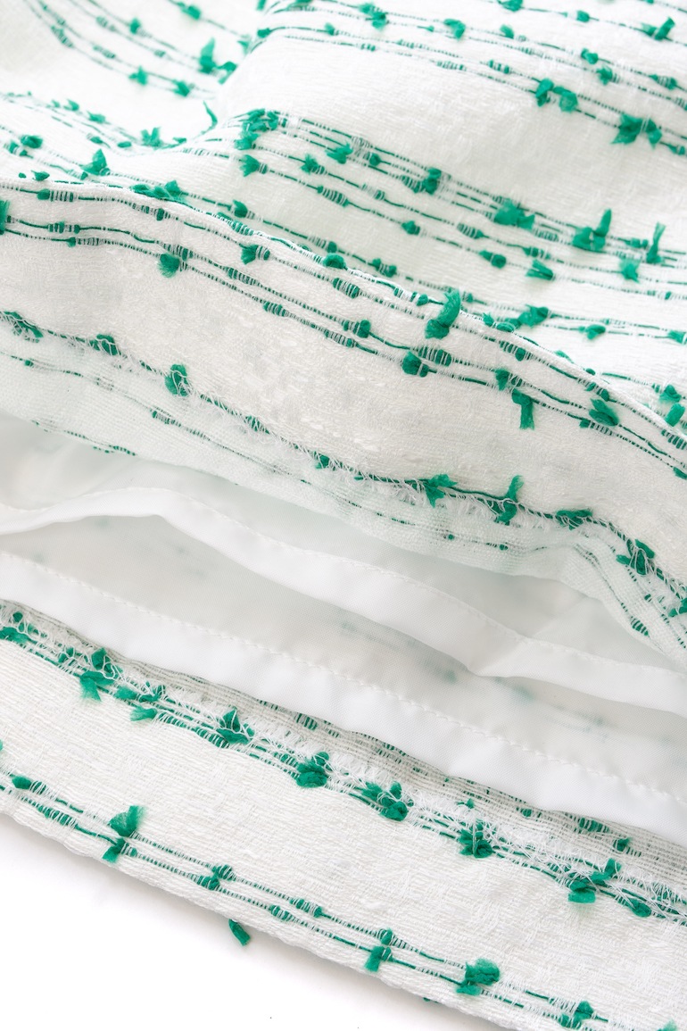 【obliM】米沢別注ツイードショートパンツ/グリーン